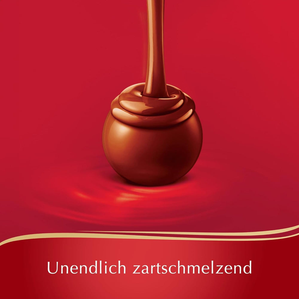 Lindt Ciocolată LINDOR, Vitrină de Tejghea | 1718 g | Aprox. 138 trufe în varietățile Lapte, Neagră 70%, Seminegră, Stracciatella, Albă, Fistic | Set Cadou Ciocolată | Cadou Ciocolată | Pachet Vrac