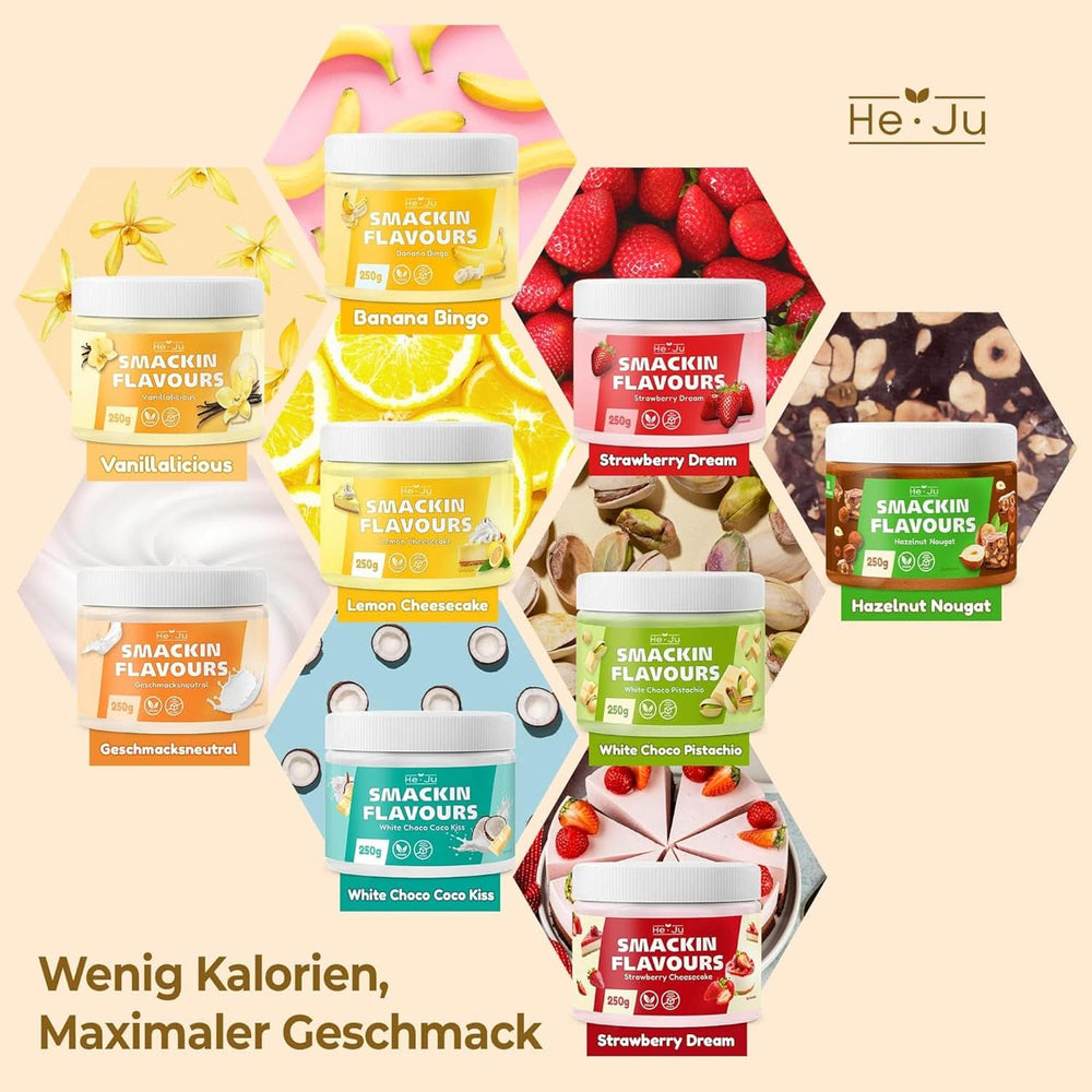 He-Ju, Proszek o smaku białej czekolady i pistacji, 250 gramów Naty Shop Flavours