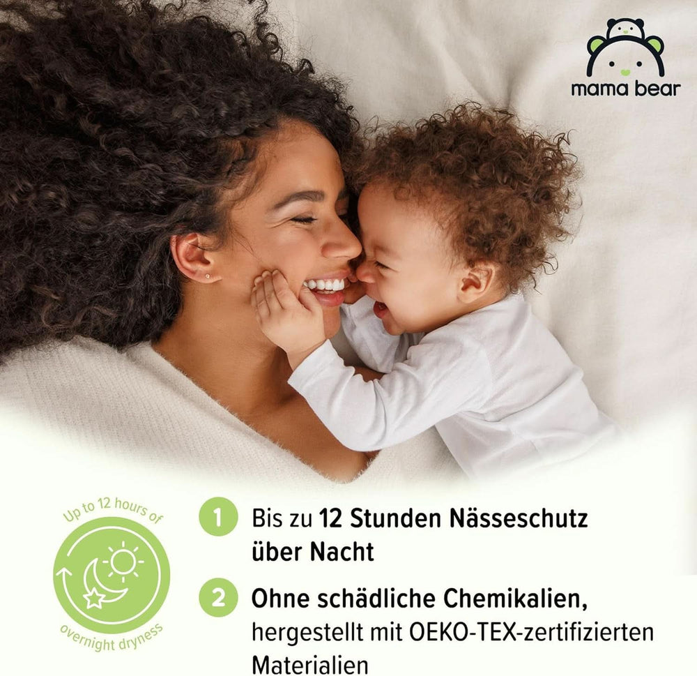 Pieluchy Mama Bear Disney Ultra Dry rozmiar 4 (8-14 kg), białe, 84 sztuki (1 opakowanie) Naty Shop