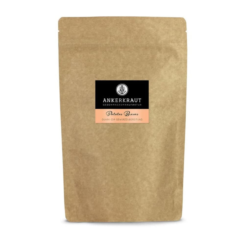 Ankerkraut Patatas Bravas, Gewürzmischung für Spanish Kartoffelwürfel, 90g w szkle korkowym