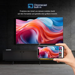 Televizor inteligent RCA de 50 de inci QLED 4K UHD HDR, Android TV, WiFi, Bluetooth