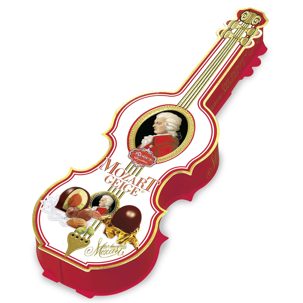 Kulki Reber Mozart z gorzką czekoladą, opakowanie 6 szt. z marcepanem i nugatem, wegańskie - 1 x 120 g