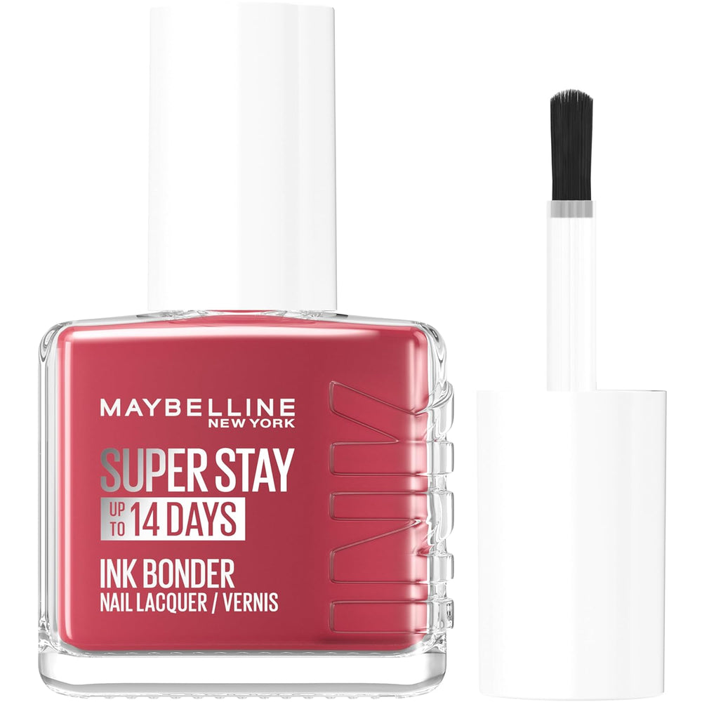 Maybelline New York Intensywnie pigmentowany, długotrwały Wzmacnia zniszczone paznokcie Superstay Ink Bonder Naprawdę Różowy 202 12ml