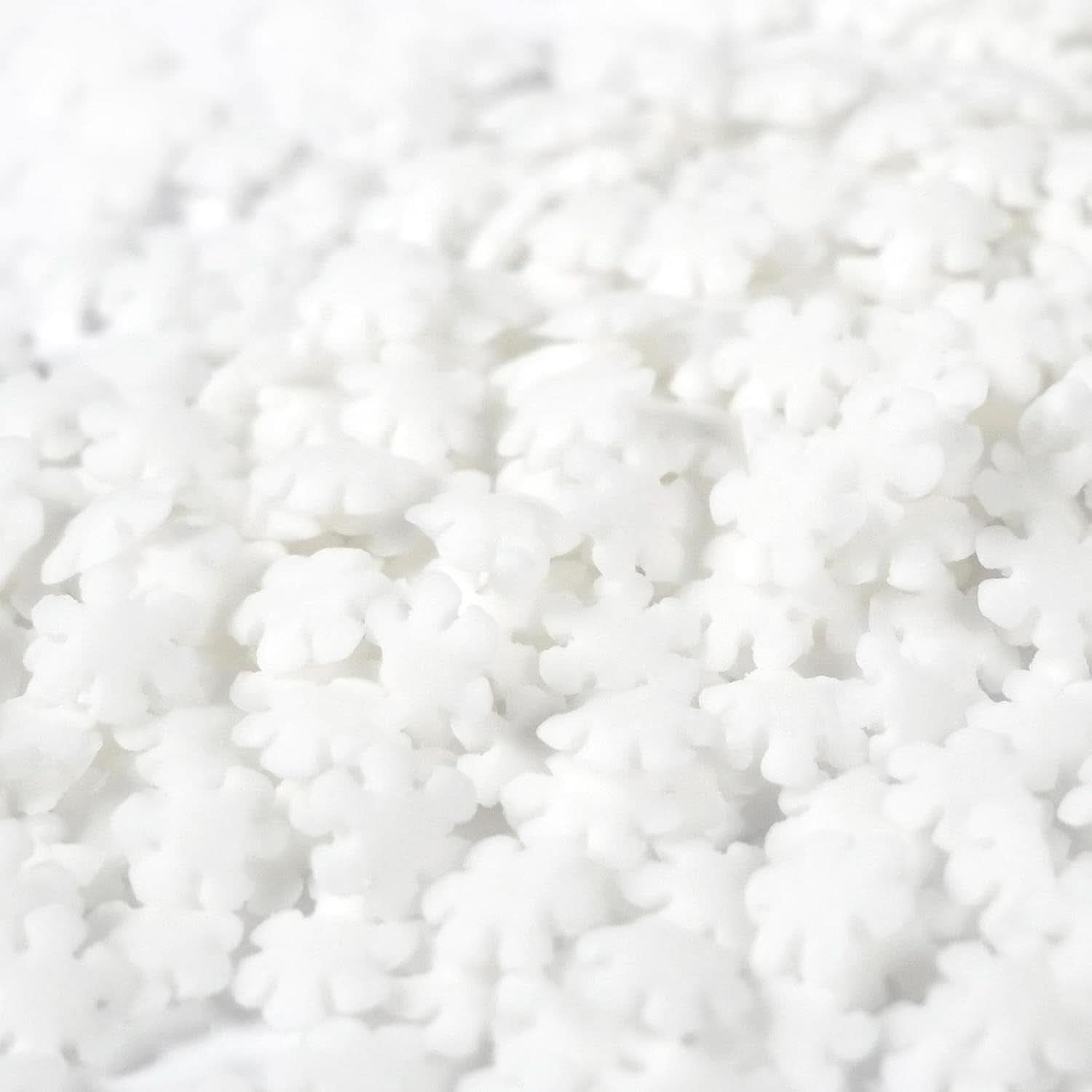 Streusel Hero, posypka płatkami śniegu, różne ilości. Posypka Naty Shop 80 gramów