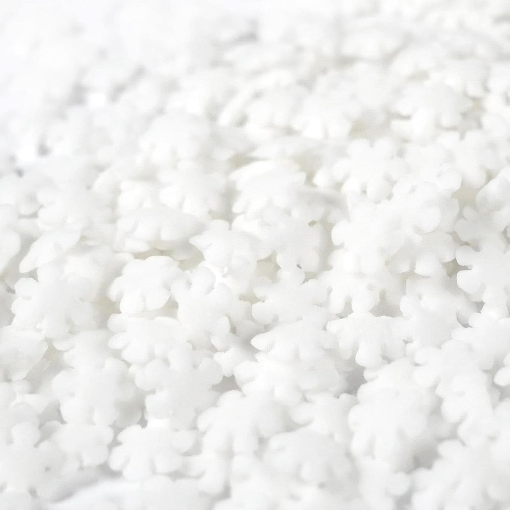 Streusel Hero, posypka płatkami śniegu, różne ilości. Posypka Naty Shop 80 gramów