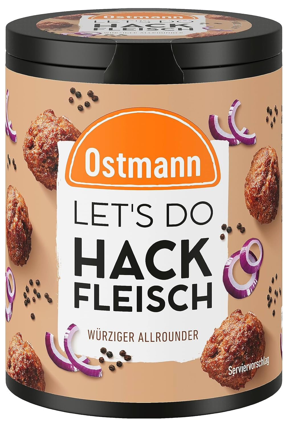 Ostmann Gewürze - Let's Do Fisch Allrounder | Gewürzsalz für Bratfisch, Flammlachs i Meeresfrüchte | Würziger Allrounder z musztardą, cytryną i koperkiem | 85 g w koszu Metalldose