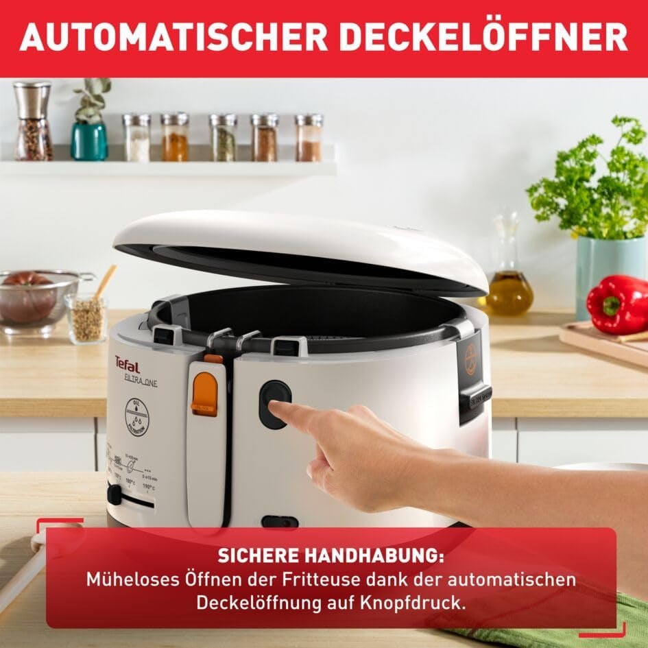 Tefal FF1631 Filtra One frytownica, 1900 W, pojemność 1,2 kg Sprzęt AGD Naty Shop