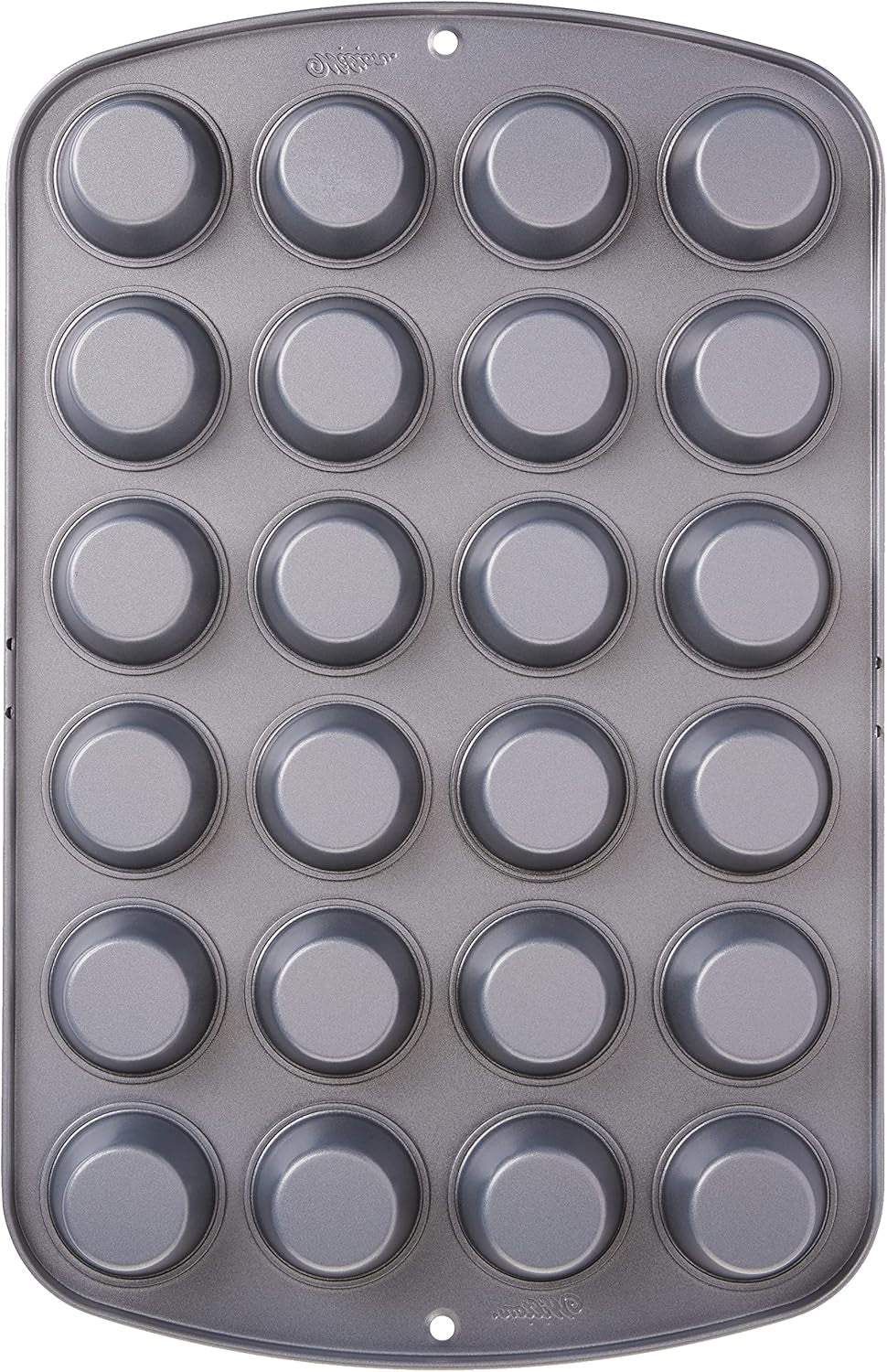 Wilton 24 Er Mini-Muffinbackform, Antihaftbeschichtet, Silber Matrite si tavi pentru copt Naty Shop