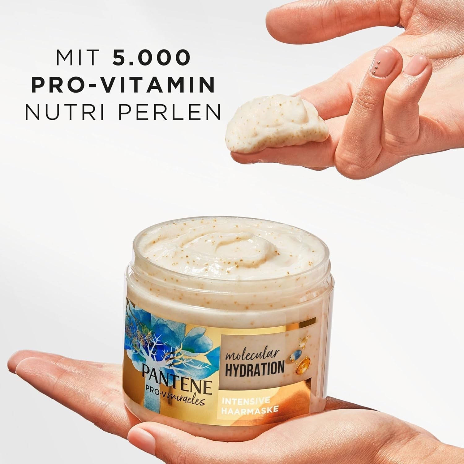 Pantene Pro-V Deep Hydration mască intensivă pentru păr cu biotină 300ml. Pro-V Miracles îngrijire intensivă pentru părul uscat. Păr mai moale după prima aplicare. Potrivit pentru utilizarea zilnică Masca de par Naty Shop