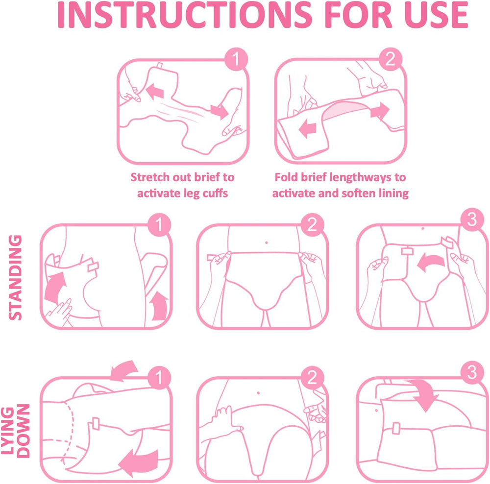 Pieluszki z nadrukiem dla dorosłych 5500-5800 ml, 10 sztuk - Baby Usagi (XL)