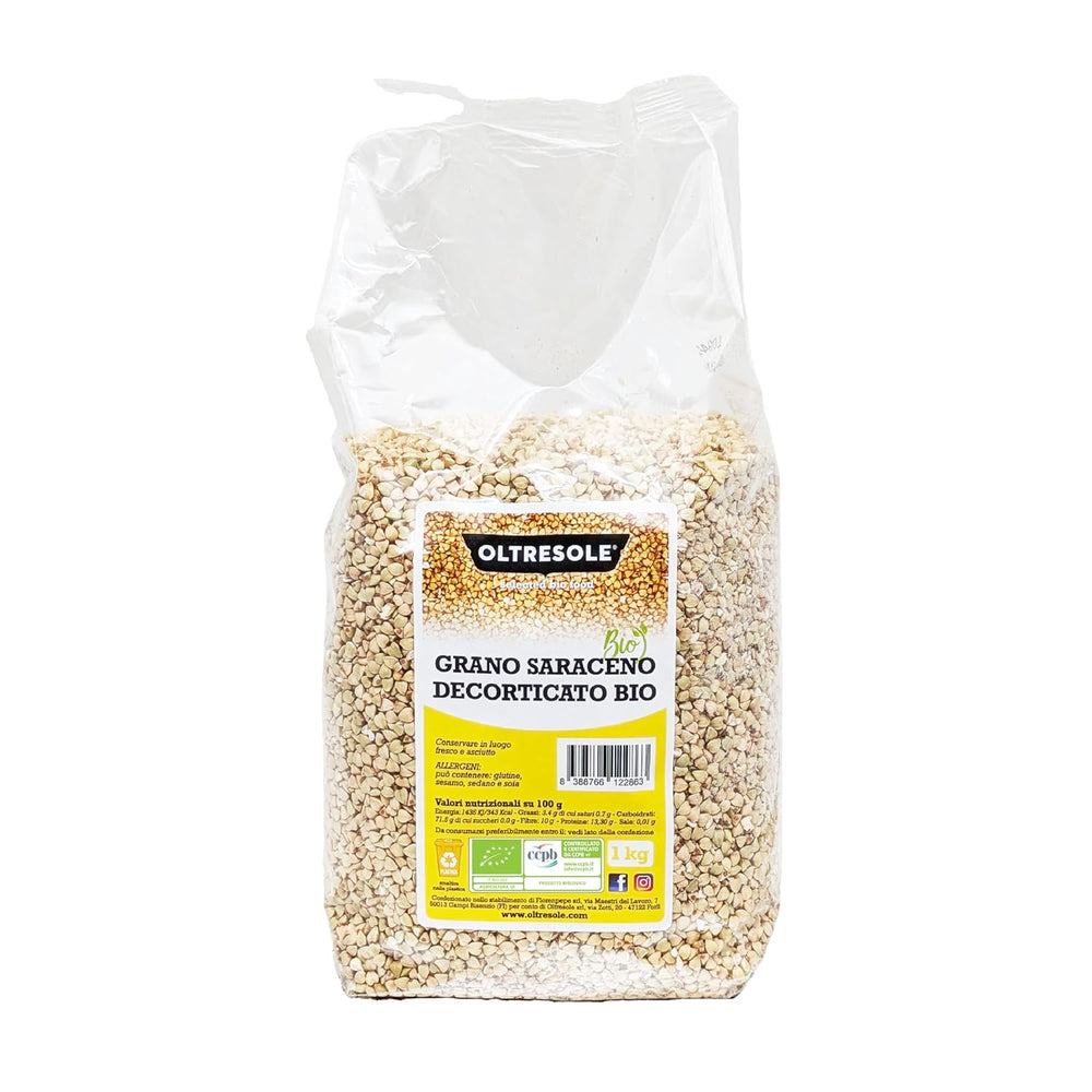 - Organiczny Buchweizen geschält 5 Kg - Getreide, nicht wärmebehandelt, aus biologischem Anbau, pakiet wygody