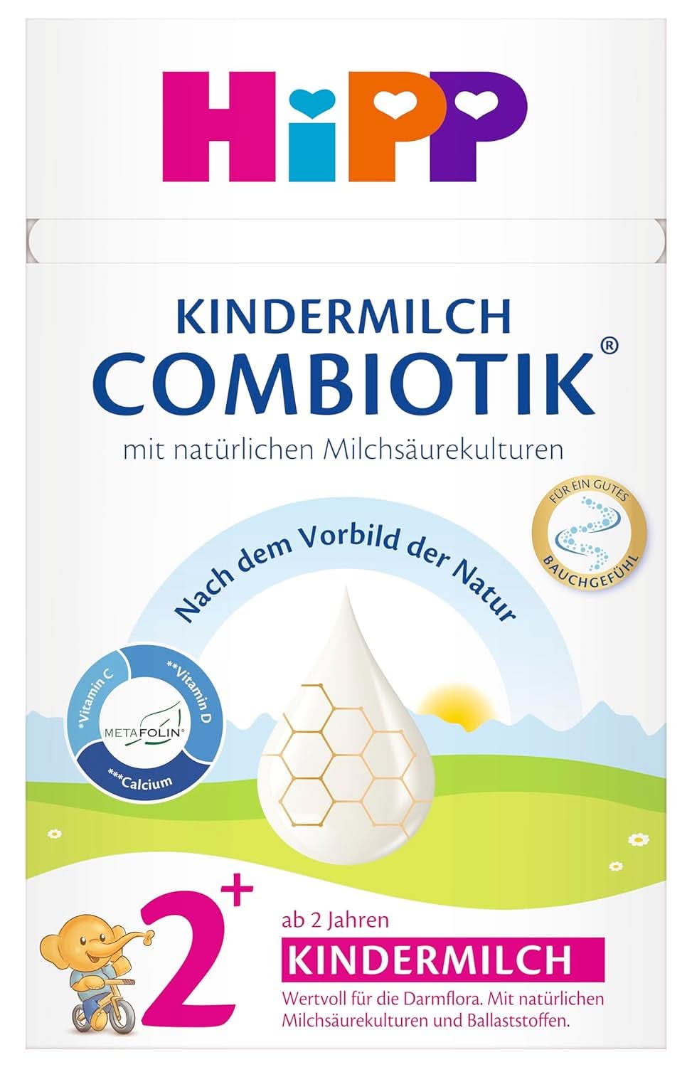 Hipp Milk Food Combiotik Mleko dla dzieci organiczne Combiotik 2+, 4 x 600 gram Matka i Dziecko Naty Shop