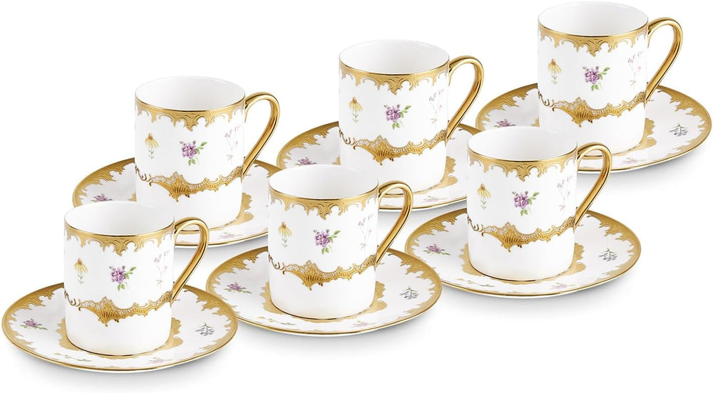 Cafea Karaca Bidter pentru 6 persoane, multicoloră