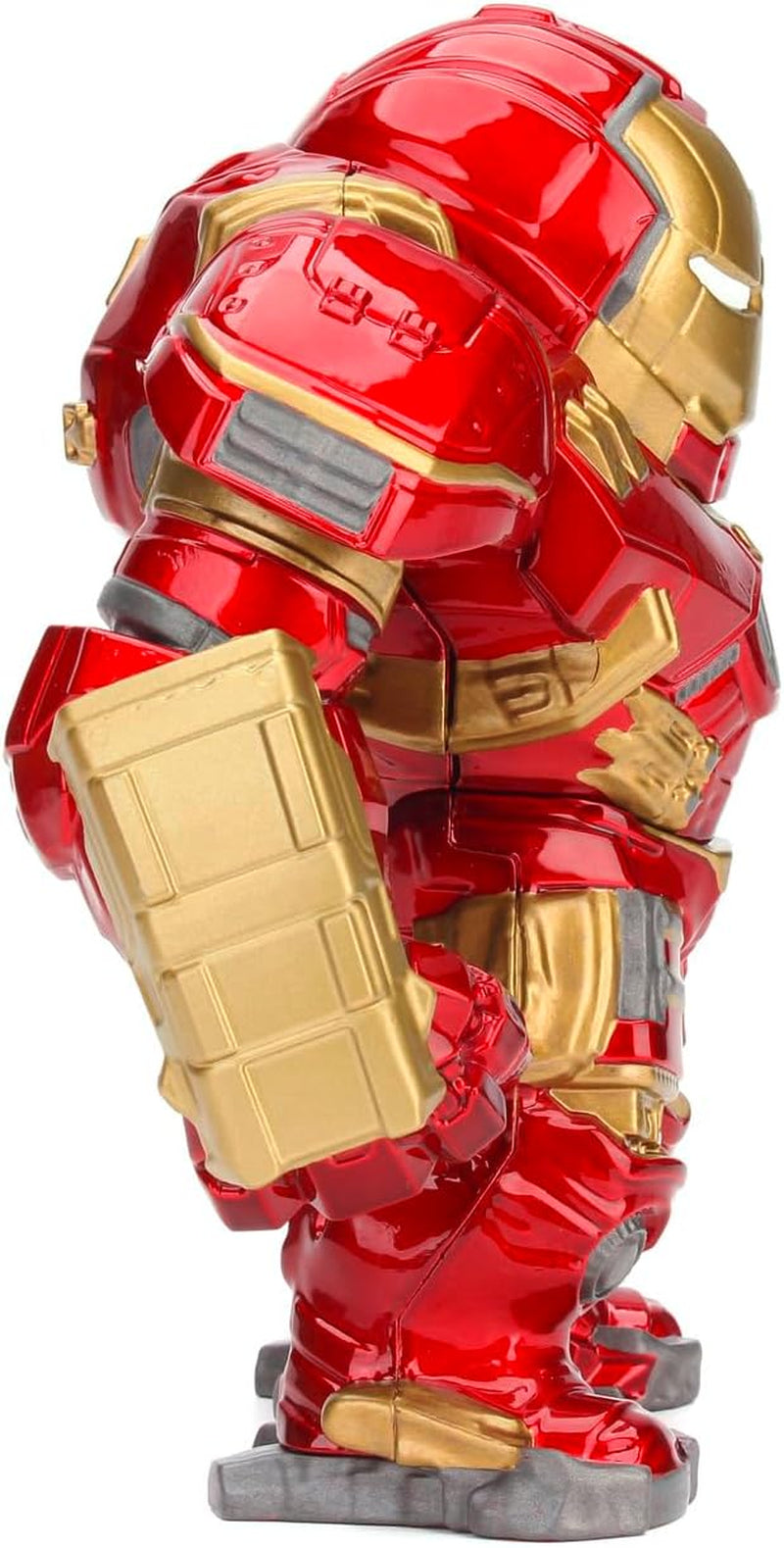 Jada Toys Marvel Figurka Hulkbuster i Ironman, otwarty i zamknięty hełm, figurki kolekcjonerskie, zestaw, odlew ciśnieniowy, czerwony, rozmiar: 6-calowe figurki Hulkbuster i 2-calowe figurki Ironman Naty Shop