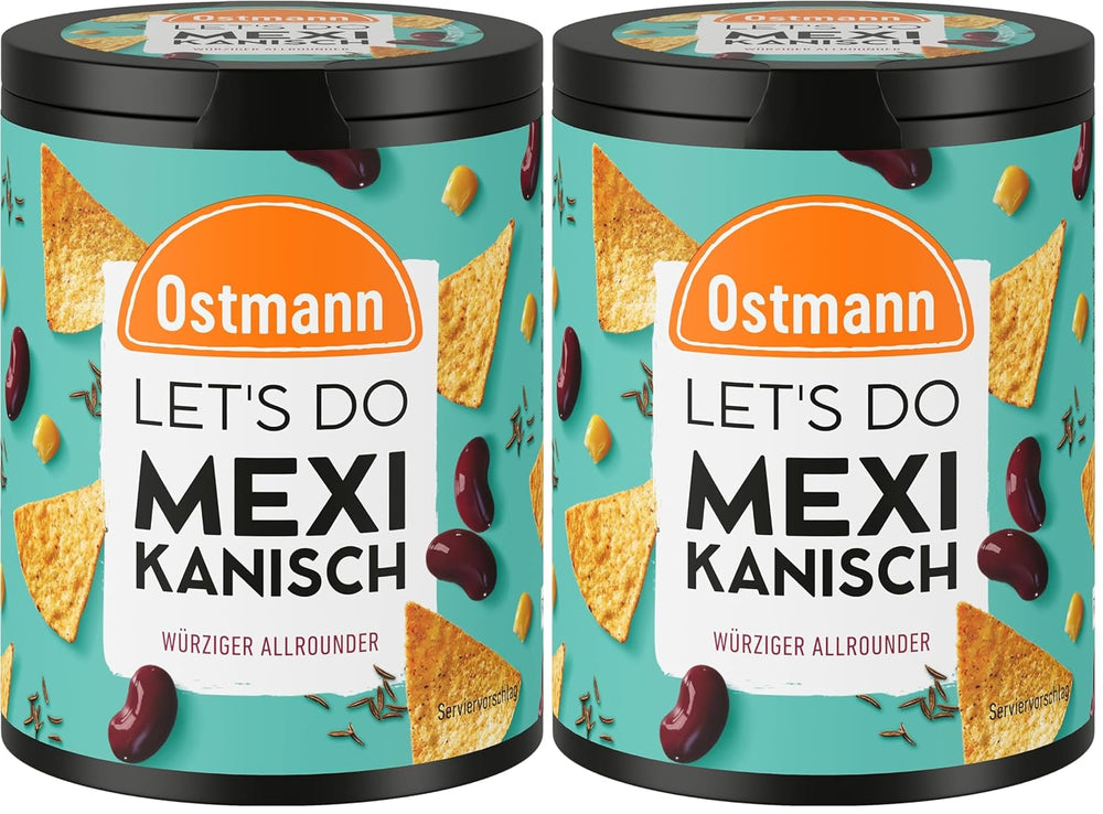 Ostmann Gewürze - Let's Do Fisch Allrounder | Gewürzsalz für Bratfisch, Flammlachs i Meeresfrüchte | Würziger Allrounder z musztardą, cytryną i koperkiem | 85 g w koszu Metalldose