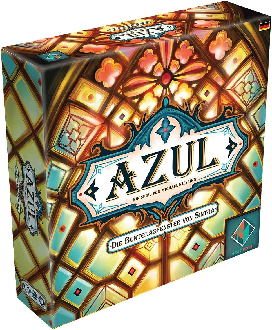 Gry Next Move, UNbox Now, Azul, gra podstawowa, gra rodzinna, gra roku 2018, 2–4 graczy, wiek 8+, 30–45 minut, język niemiecki
