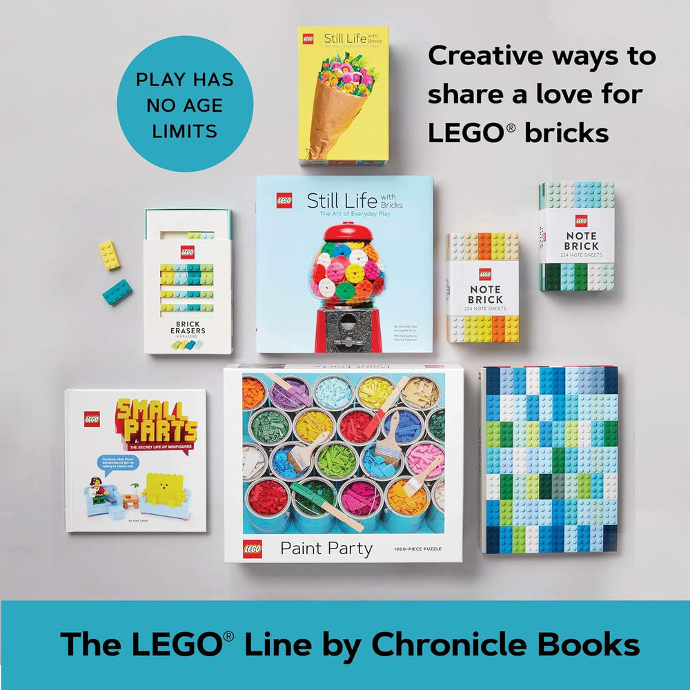 Klocki LEGO® Note (niebiesko-zielone): 224 arkusze notatek (LEGO x Chronicle Books)