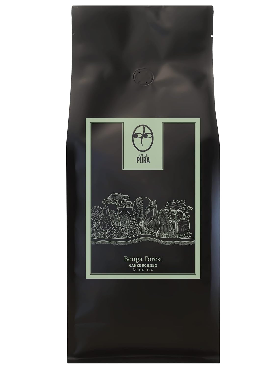 Cafea boabe întregi organice Bonga Forest (1000)