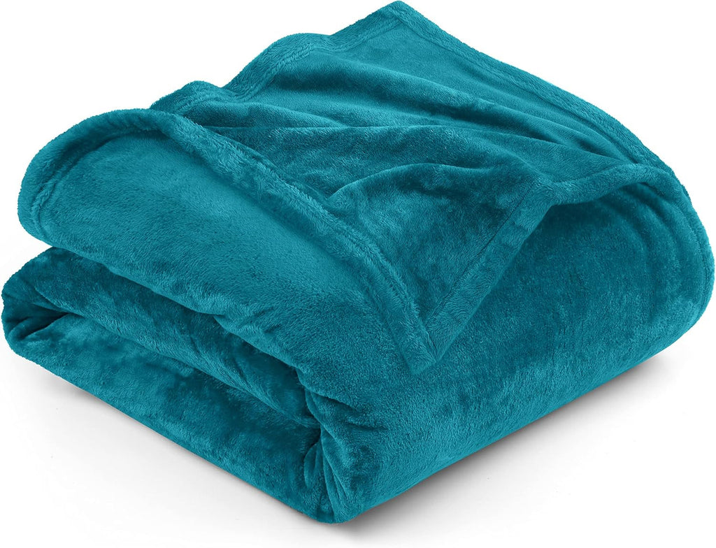 Utopia Bedding Pătură confortabilă din fleece [228X228 Cm, gri] Pătură moale, ușoară, caldă și pufoasă Pătură confortabilă și respirabilă pentru pat canapea canapea Paturi si Cuverturi Besuche den Utopia Bedding-Store Turcoaz 200X150 Cm