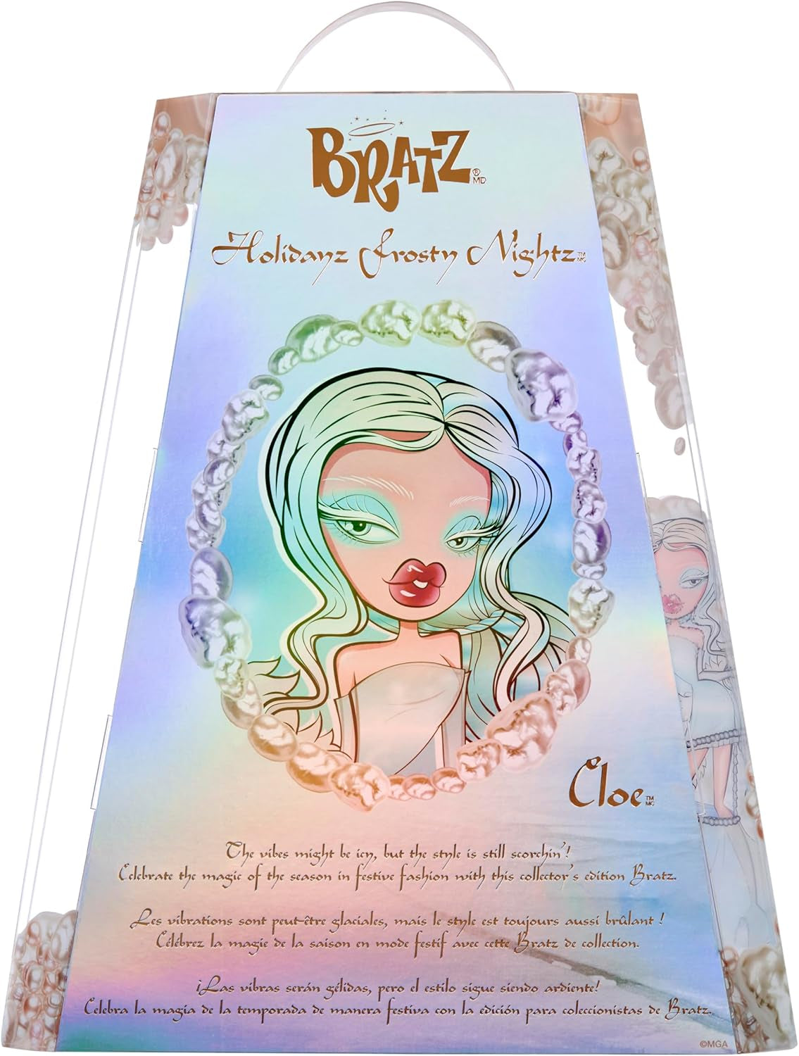Bratz Holidayz Frosty Nightz – Păpușa Chloe (Ediție Colecționară), cu ținute și accesorii reale