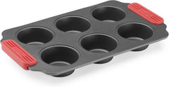 Lékué Muffin-Backform, Antihaftbeschichte, Metall, 6 Mulden Formy i blachy do pieczenia Naty Shop Muffins