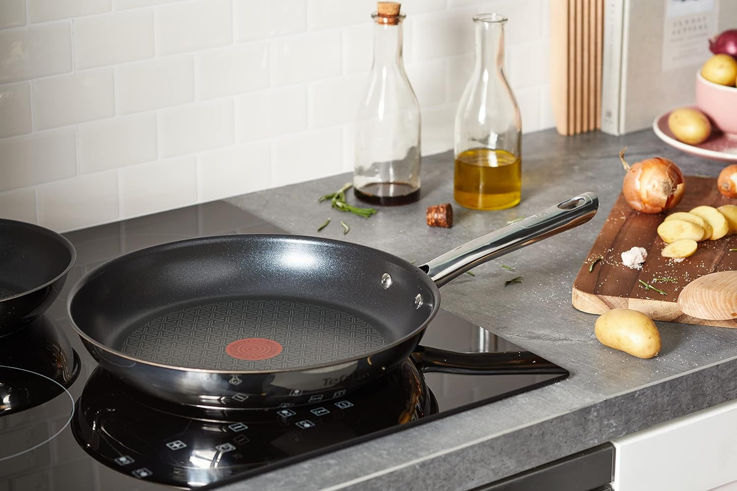 TEFAL DUETTO Zestaw patelni 3 szt. 20/24/28 cm, Garnki i Patelnie indukcyjne Naty Shop