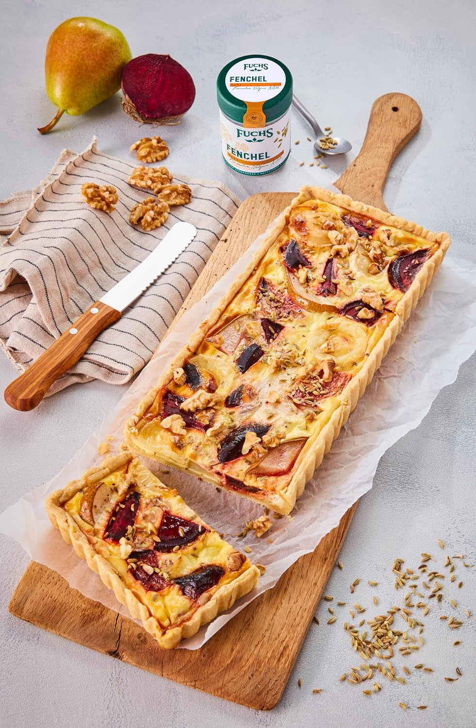 Fuchs Gewürze - Koper ganz - słodko-würziges Aroma für Obstsalate, Płatki owsiane lub Curry - naturalne składniki - 45 g w wiederverwendbarer, recyclebarer Dawka