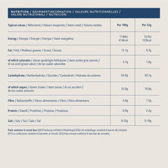 Batonik musli z czekoladą i rodzynkami z Amazonii, 192g