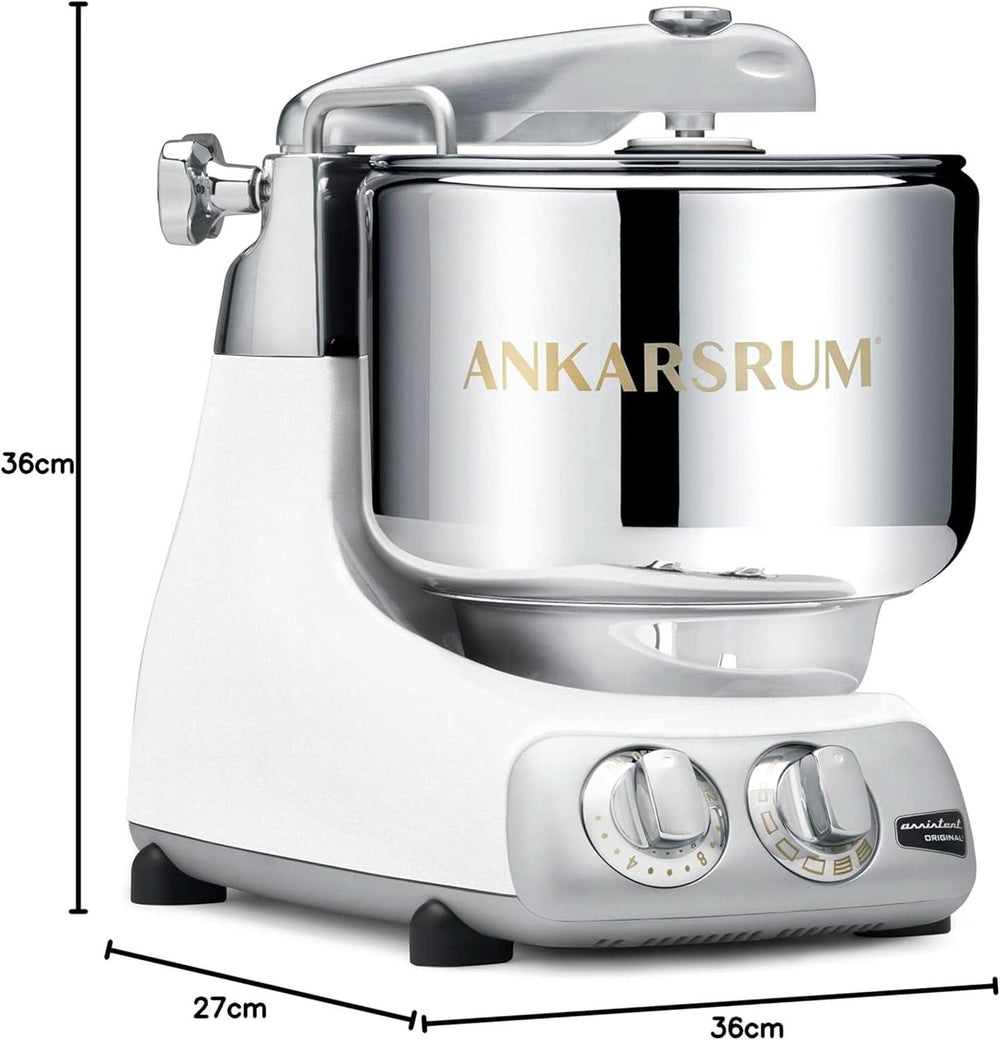Ankarsrum - Asistent Original Base Kitchen Machine Creme AKM6230MW Mineral White Mama si Copilul Naty Shop