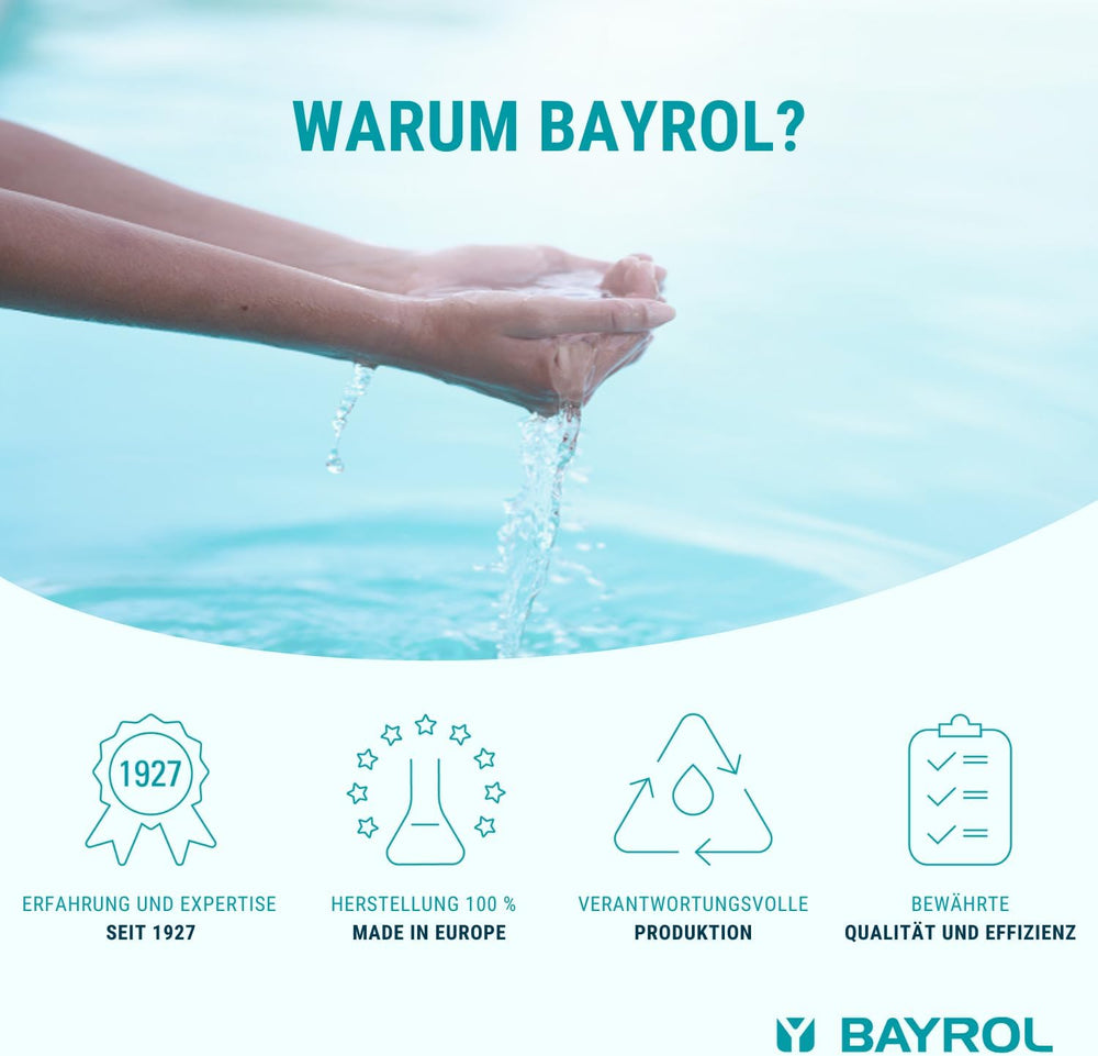 BAYROL e-pH-Minus granulat 6 kg - szybko i skutecznie obniża zbyt wysokie pH w basenach - łatwe dozowanie bezpośrednio do wody - zawiera miarkę dozującą - reduktor pH - regulacja pH w basenach