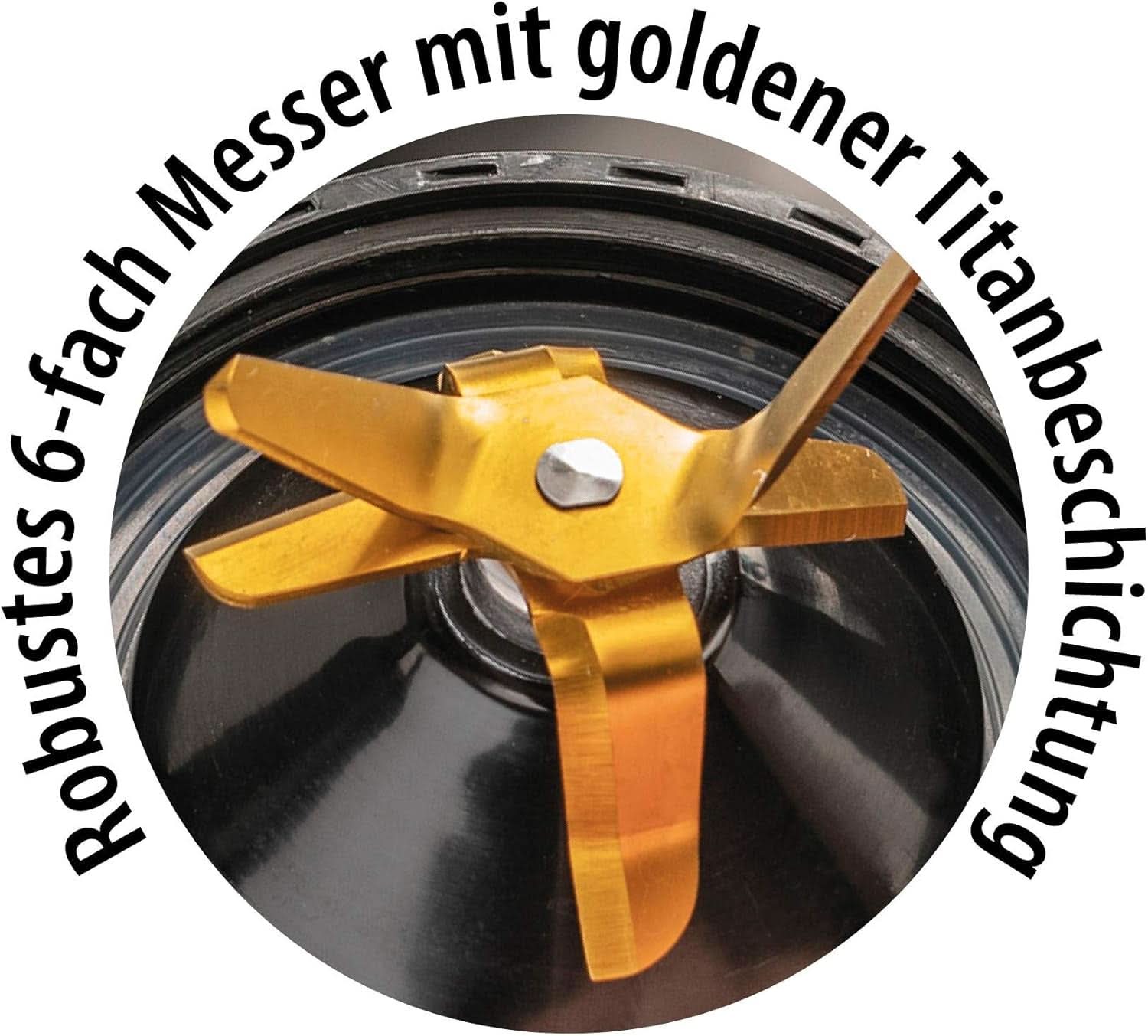 CASO B 1800 Powerblender-Set - Mikser stojący, 28 000 U/Min, Glasbehälter 1,75 L, Inkl. Trinkflasche Und Zerkleiner, Mixer Testsieger Mit Sehr Gut, Edelstahl Naty Shop