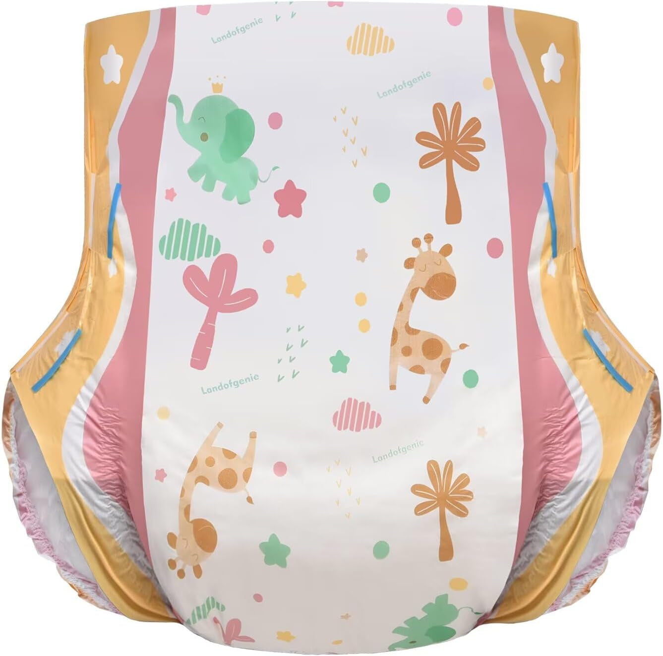 Landofgenie Adult, duże pieluszki z klapką, 2 szt