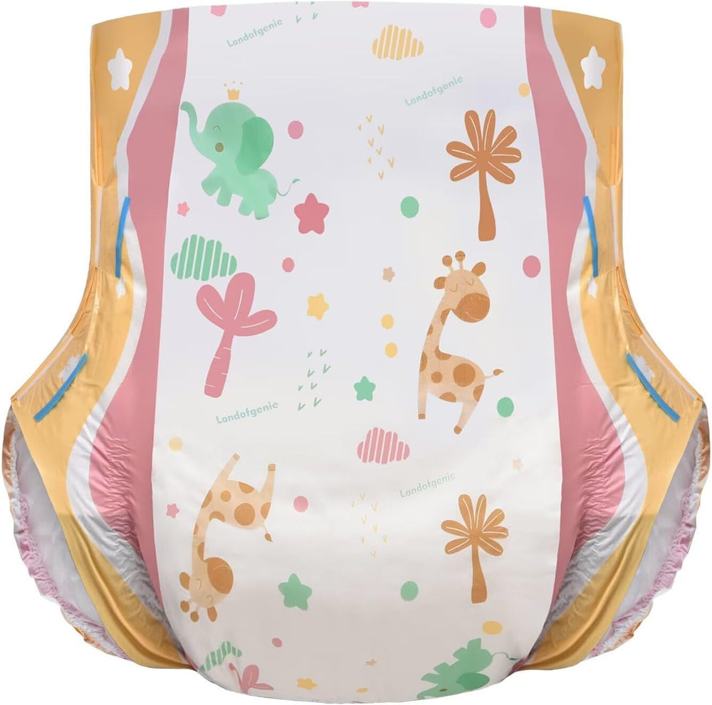 Landofgenie Adult, duże pieluszki z klapką, 2 szt