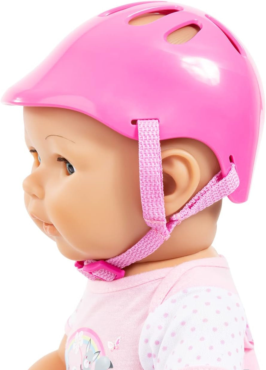 Bayer Design 79603AA Puppenfahrradhelm, Puppenhelm, Reithelm für Puppen, Puppenzubehör, Rosa