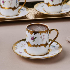 Cafea Karaca Bidter pentru 6 persoane, multicoloră