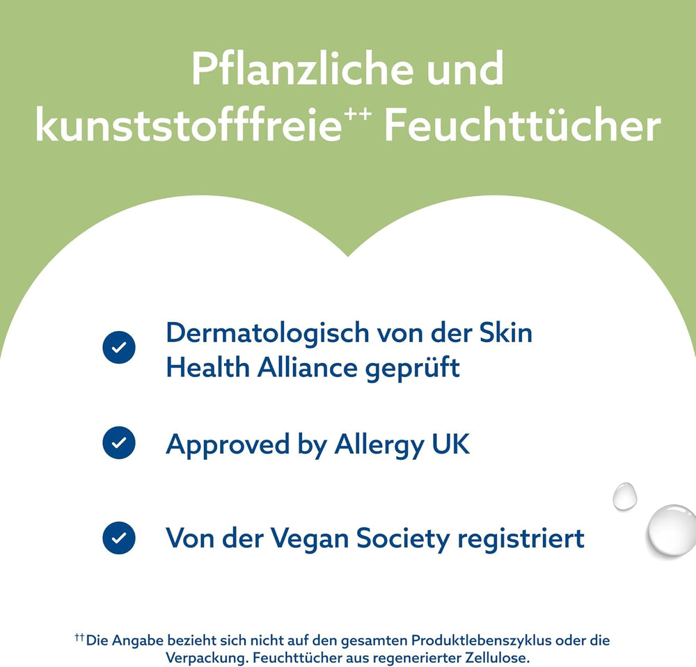 WaterWipes Sensitive+ Chusteczki nawilżane dla niemowląt i małych dzieci, 720 szt. (12 szt.), 3 w 1 czyszczenie, pielęgnacja, ochrona, 99,9% wody, teksturowane oczyszczanie, bezzapachowy