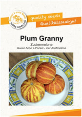 Ziermelonensamen Plum Granny -Queen Annes Pocket Portion