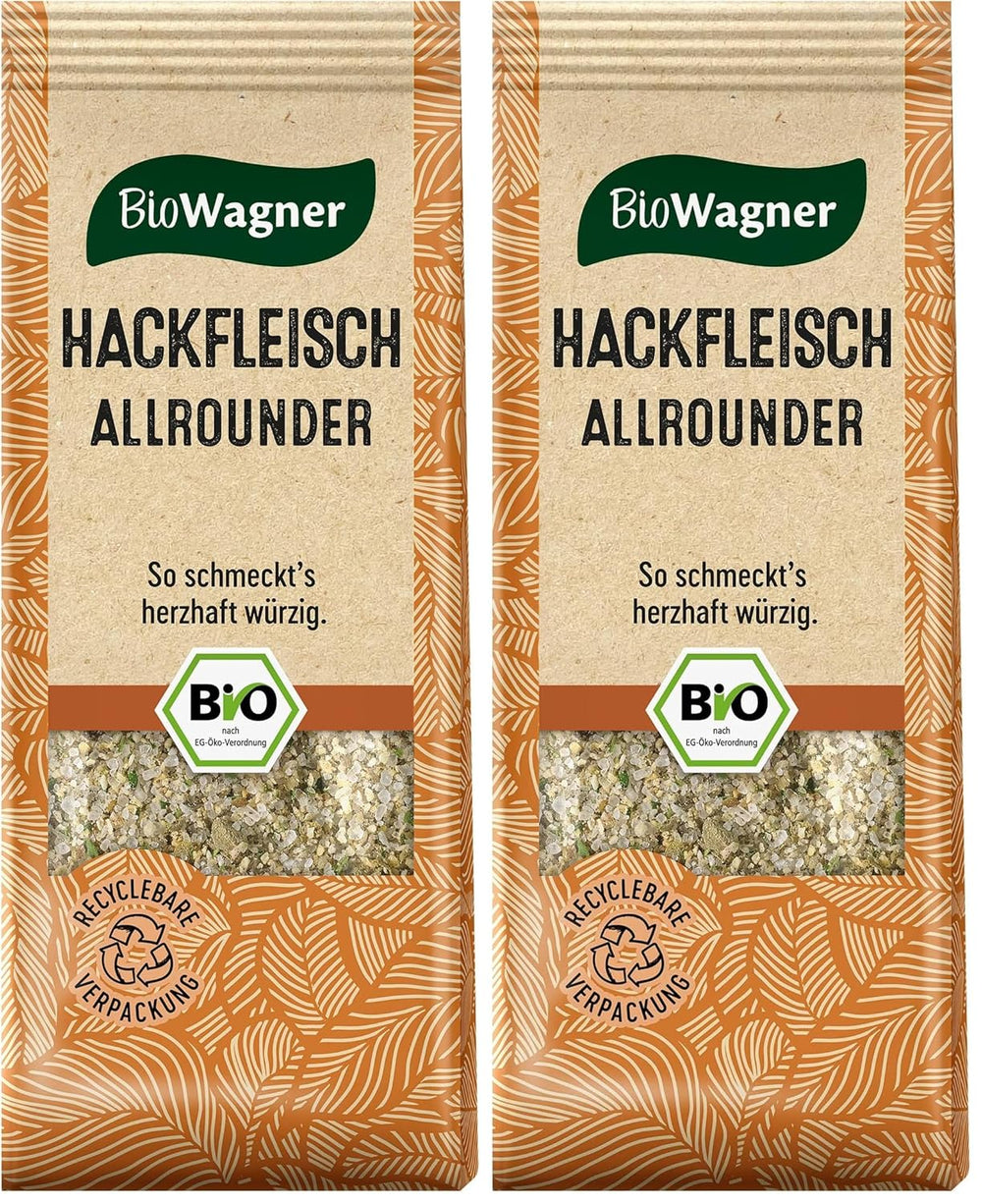 BioWagner - Bio Ras el Hanout, Gewürzmischung für orientalische und arabische Gerichte, idealny do kuskusu, tajine lub hummus, naturbelassene Bio-Zutaten, opakowanie Verpackung nadające się do recyklingu, 50 g