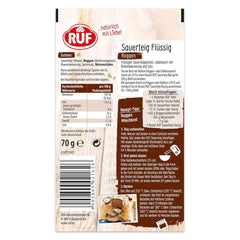 RUF Rye Sourdough Liquid, extras lichid pentru aluat de pâine și rulouri, pâine Sourdough, de secară și integrală, 170 grame Bucatarie Naty Shop