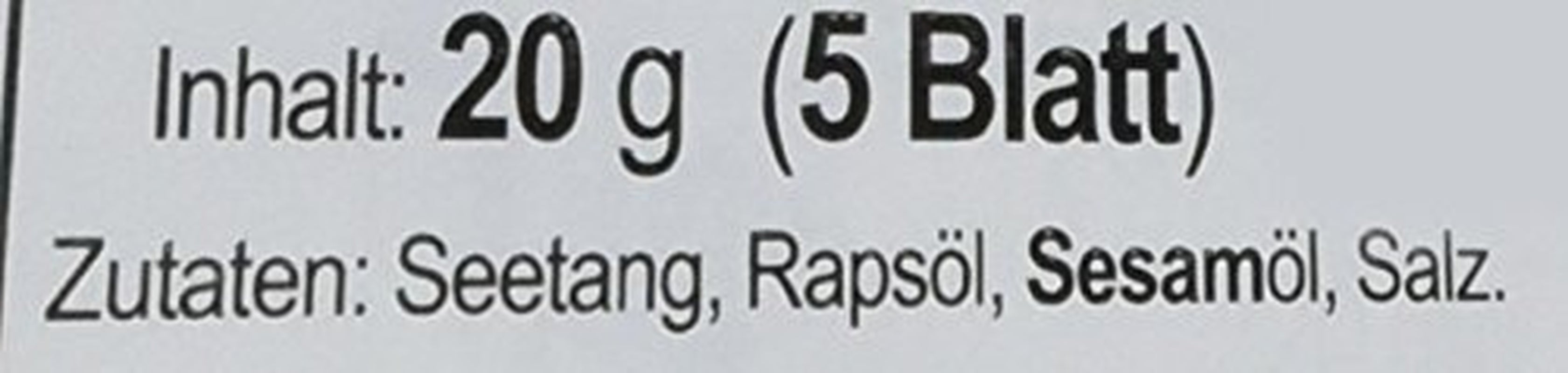 Dongwon Seetang, geröstet, gewürzt (1 x opakowanie 20 g)