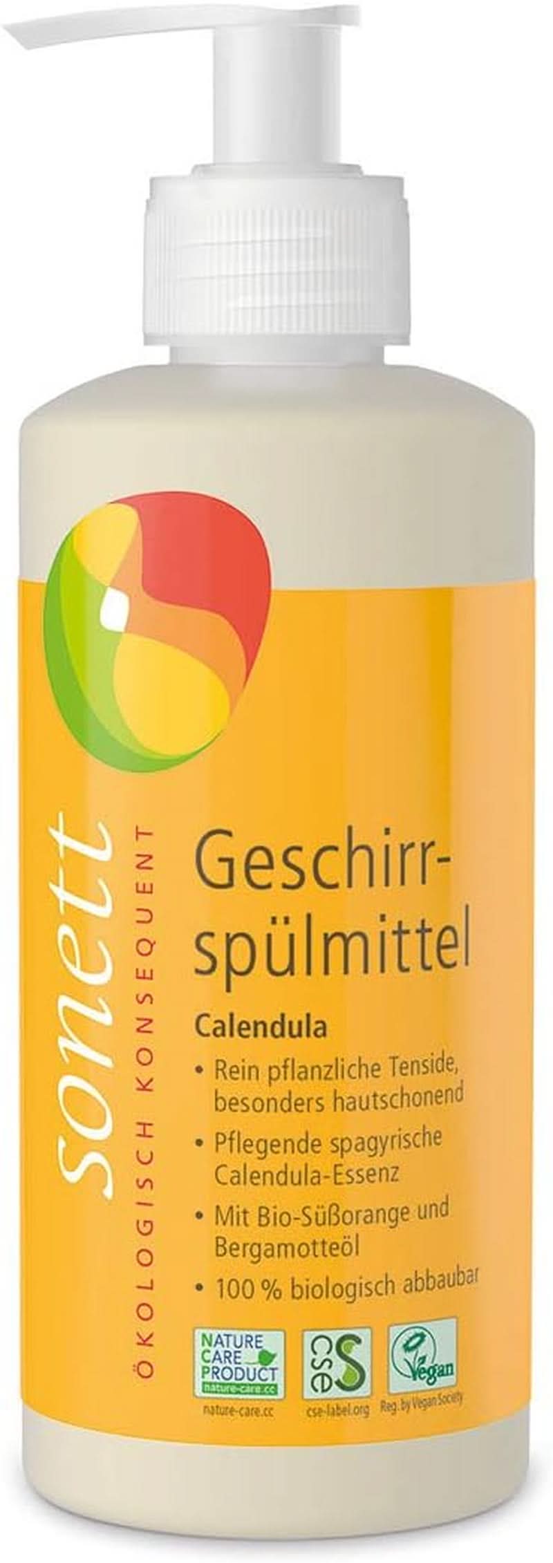 Płyn do mycia naczyń Sonett Calendula, 300 ml Detergenty kuchenne Naty Shop 300 ml