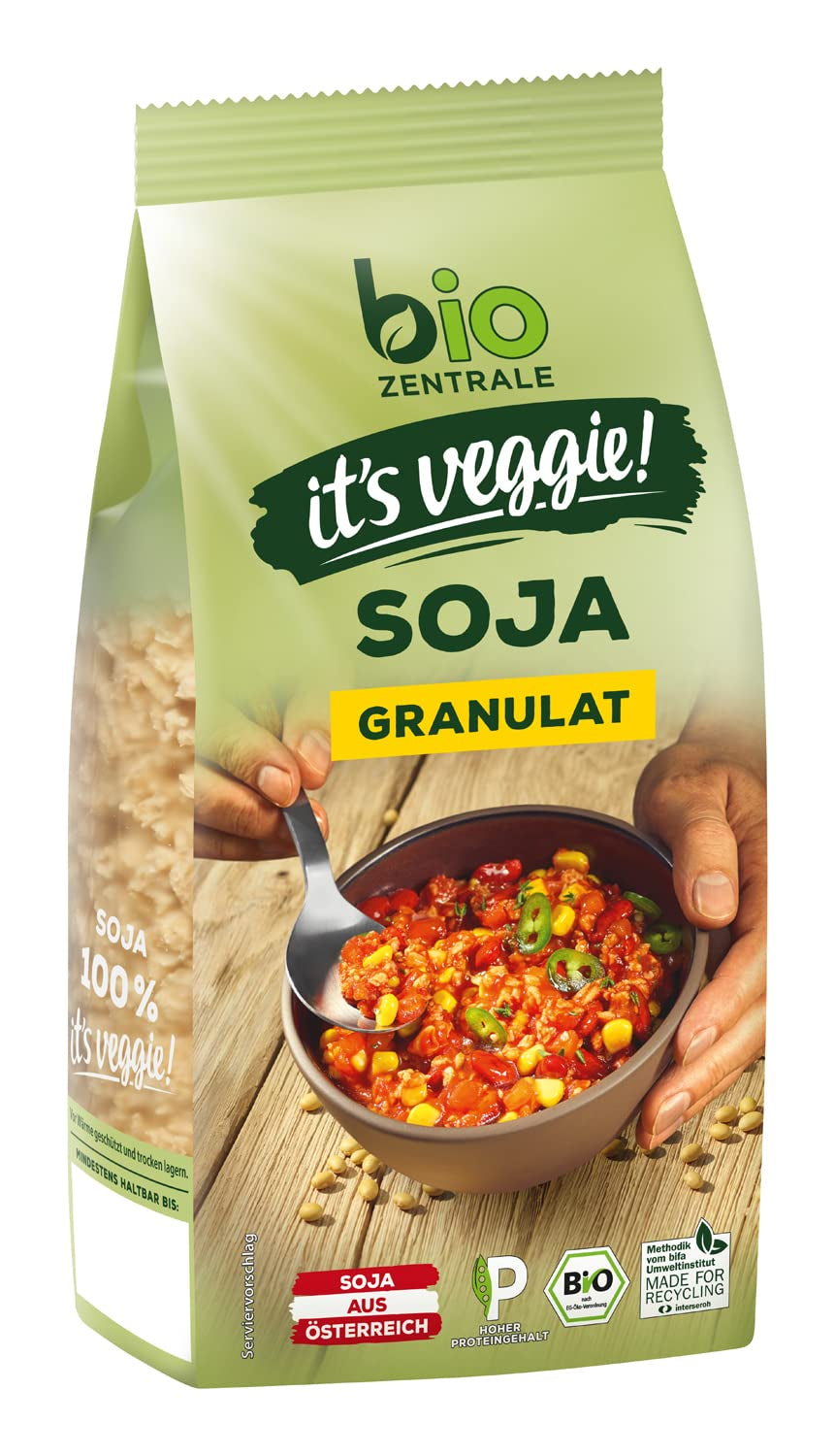 Biozentrale Bulgur na tacy z warzywami i imbirem | 200 g idealne na szybki posiłek na wynos | źródło białka wegańskiego | łatwe w przygotowaniu