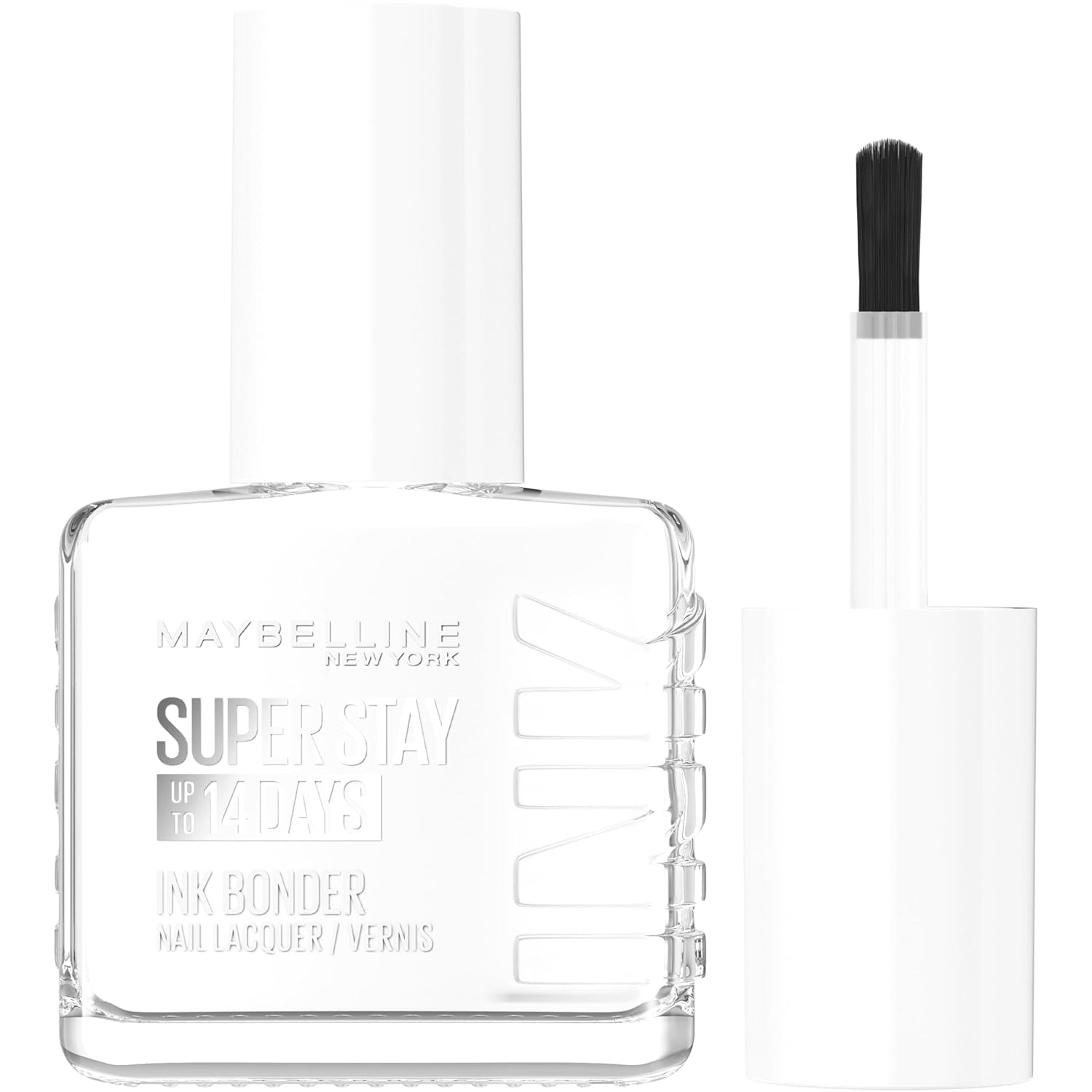 Maybelline New York Super Stay Ink Bonder 940 Alpine Snow - długotrwały lakier do paznokci zapewniający mocne paznokcie i intensywny kolor, 12,3 ml
