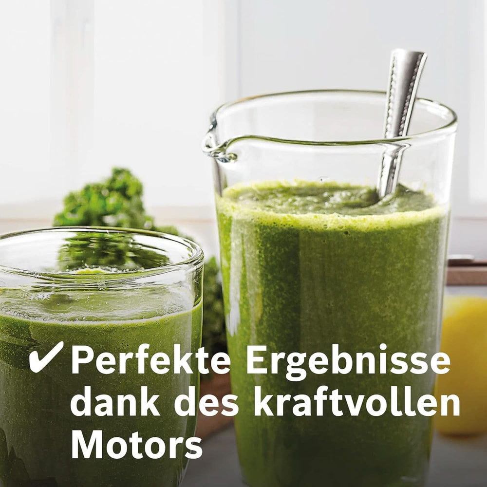 Bosch Mikser stojący Vitaboost MMBH6P6BDE, 6-Klingen-Edelstahlmesser, 2,5 l Tritan-Mixbehälter, Stopfer, 6 programów automatycznych, Rezeptbuch, Bpa-Frei, Einfache Reinigung, 45 000 U/Min, 1600 W, Schwarz Bucatarie Naty Shop