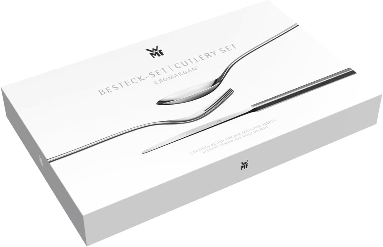 Zestaw sztućców WMF Sitello dla 6 osób, Cromargan, zestaw sztućców 30 sztuk, noże monoblokowe Kitchen Naty Shop