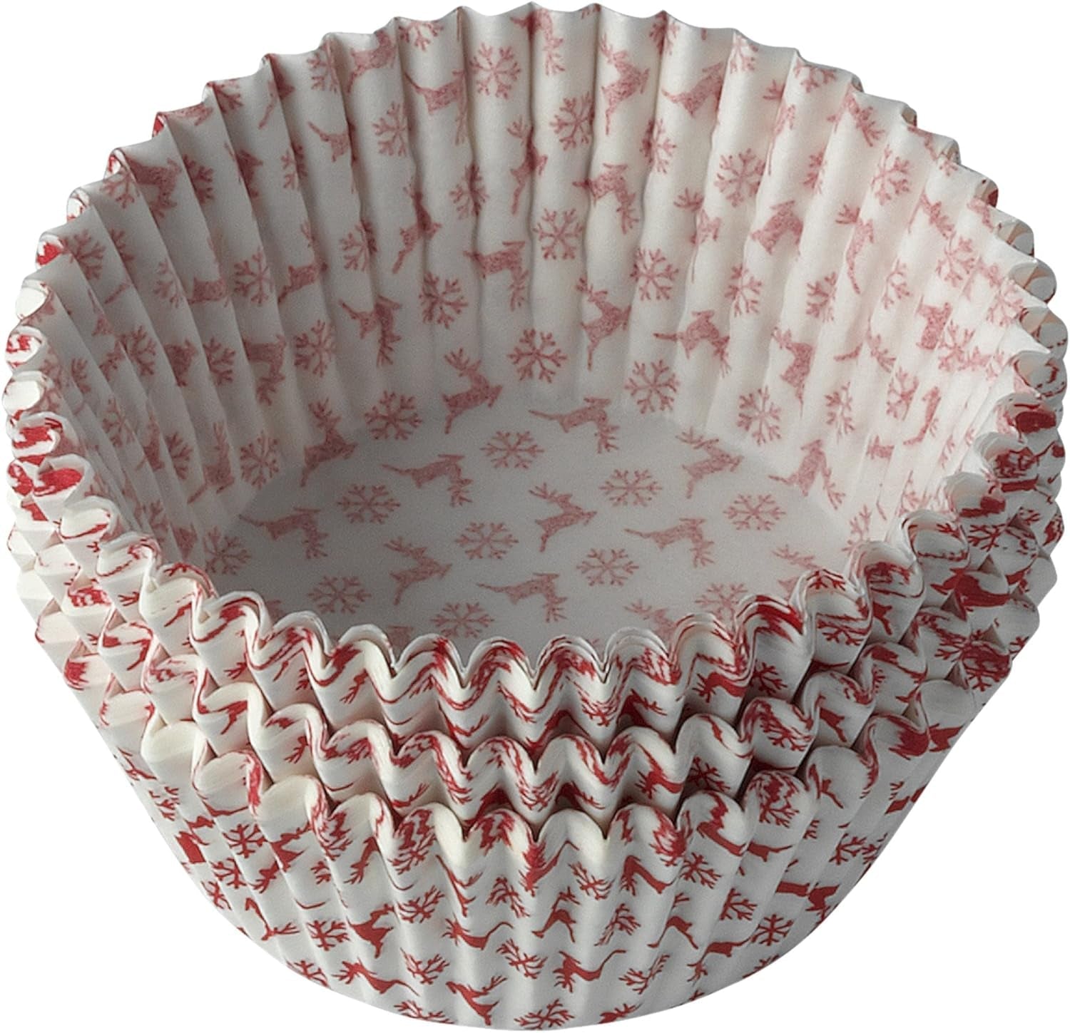 Oryginalny zestaw muffinek Kaiser Inspiration 2-Teilig, Muffinblech Mit Xmas Papierbackförmchen Für 12 babeczek, 38 x 27 cm, forma do ciastek Antihaftbeschichte, Schwarz Formy i blachy do pieczenia Naty Shop