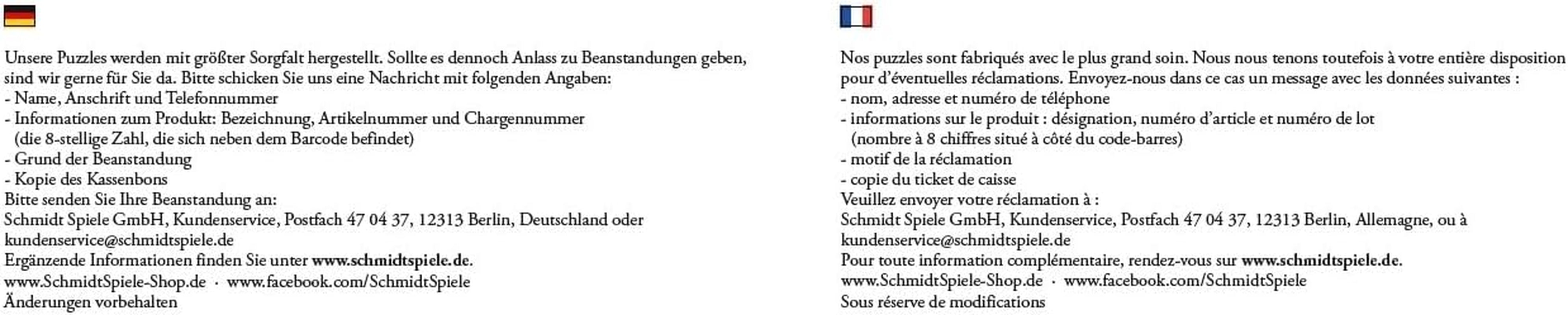 Schmidt Spiele 58344 Przy stole z puzzlami, puzzle 1000 elementów Puzzle Naty Shop