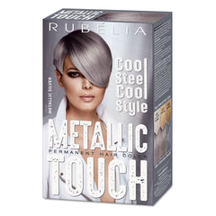 Vopsea de păr permanentă Metallic Touch - Metallic Silver, 1 pachet - 115 ml Vopsea pentru par Naty Shop Titlu implicit