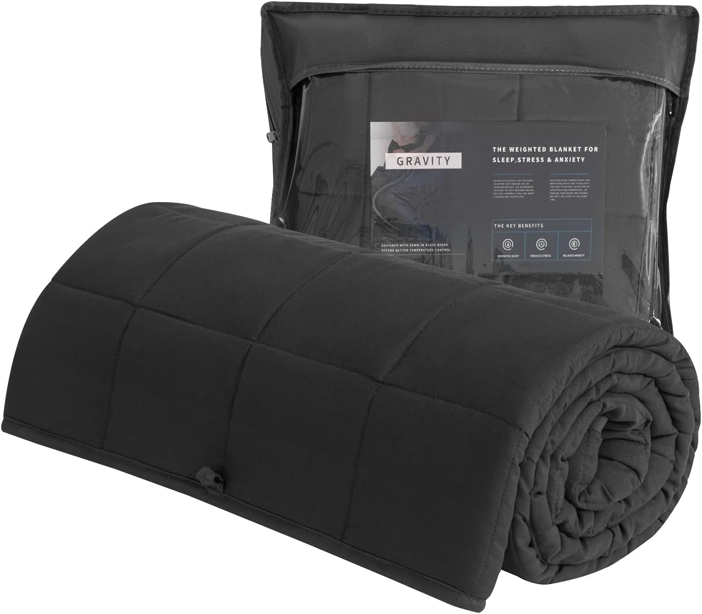 Koc obciążeniowy 150X200Cm 8Kg Koc relaksacyjny dla dorosłych na poprawę snu Szary koc obciążany Łóżka i koce Good Nite Szary 125X150Cm 4Kg