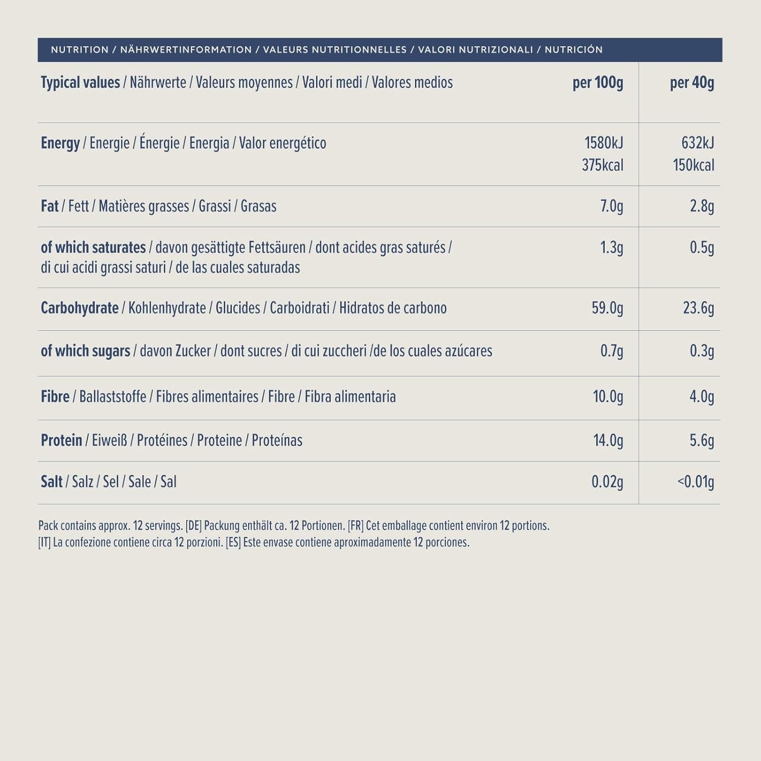 Delikatne Płatki Owsiane Amazon's, 500 g